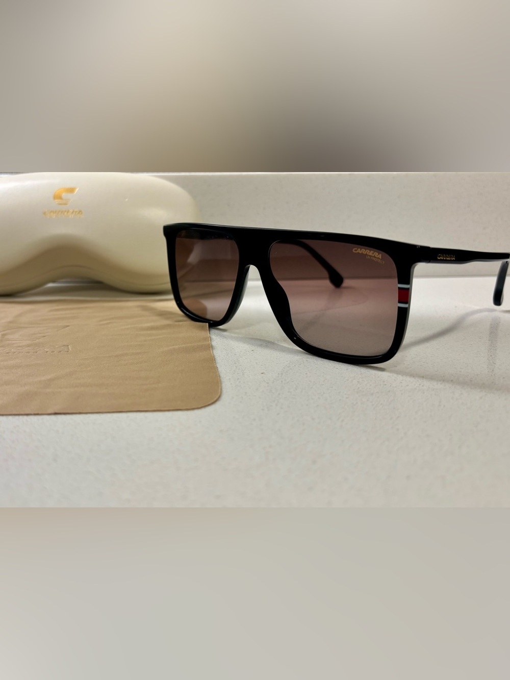 Authentic CARRERA Black Mens Sunglasses - New with Packaging